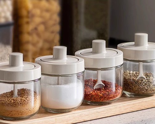 Airtight Kitchen Spice Jar Set