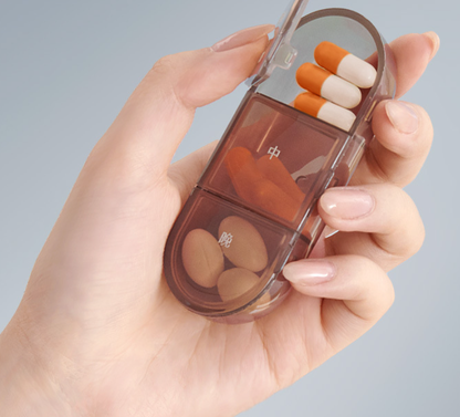 ortable Pill Organizer Box