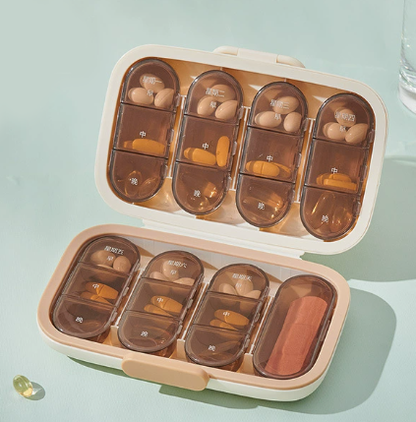 ortable Pill Organizer Box