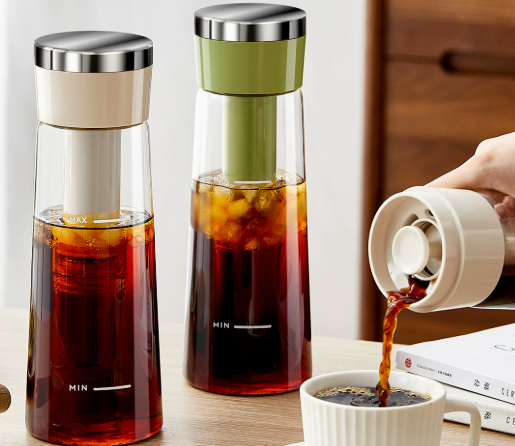 Cold Brew Glass Tea & Coffee Infuser Bottle